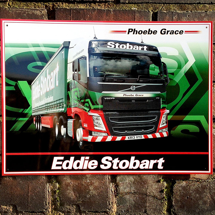 Eddie Stobart Phoebe Grace Metal Sign